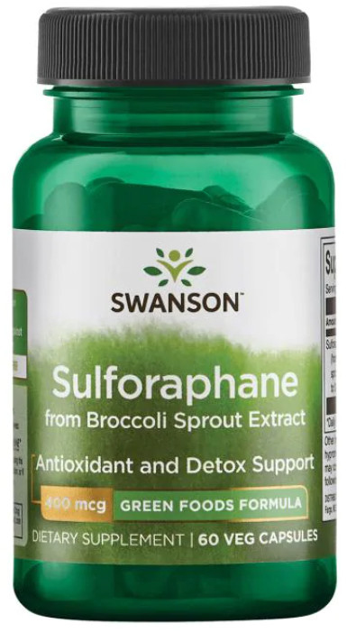 代購 蘿蔔硫素 西蘭花 400微克 60粒 Swanson Sulforaphane from Broccoli Sprout