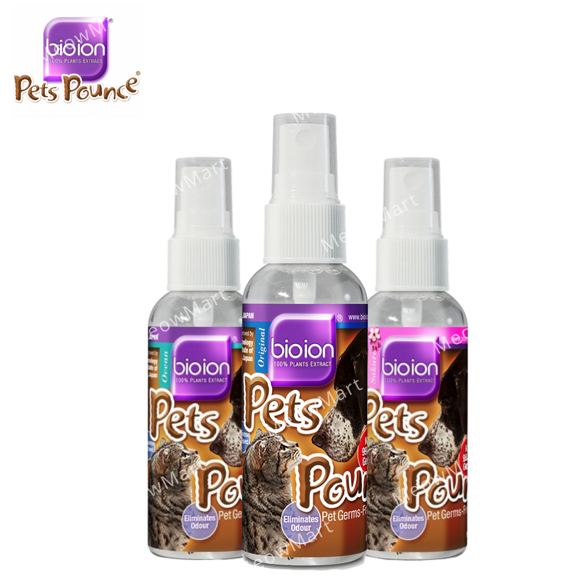 Bioion 寵物消臭殺菌噴霧 60ml