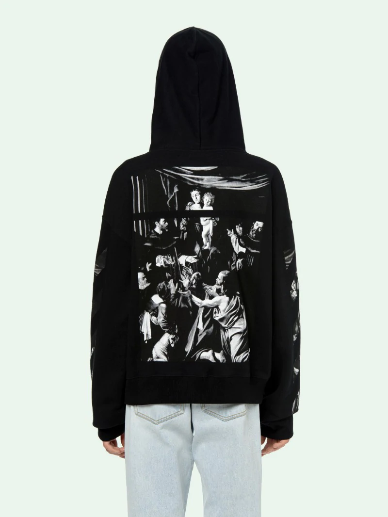 Off-White CARAVAGGIO SQUARE OVER SWEATSHIRT