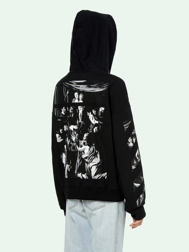 Off-White CARAVAGGIO SQUARE OVER SWEATSHIRT