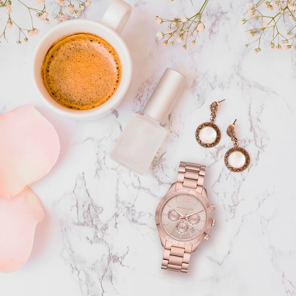 萬年鐘錶 - Michael Kors /  MK女錶  玫瑰金三眼女錶  MK6796   錶徑42MM