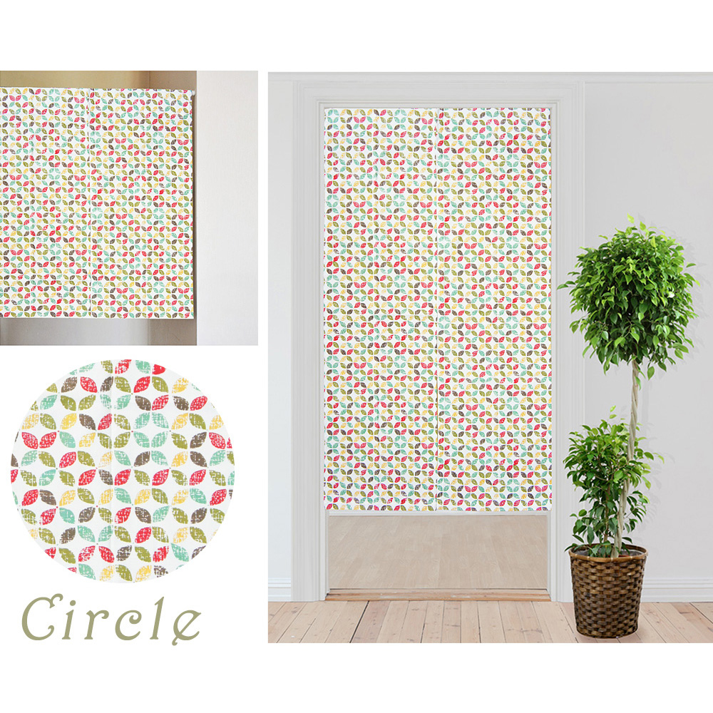 歐風純棉門簾(85x90cm)(85x150cm)_彩圈