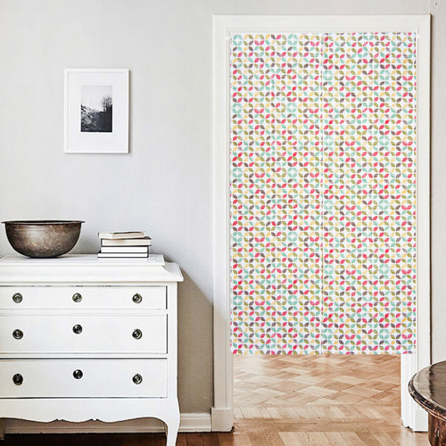 歐風純棉門簾(85x90cm)(85x150cm)_彩圈