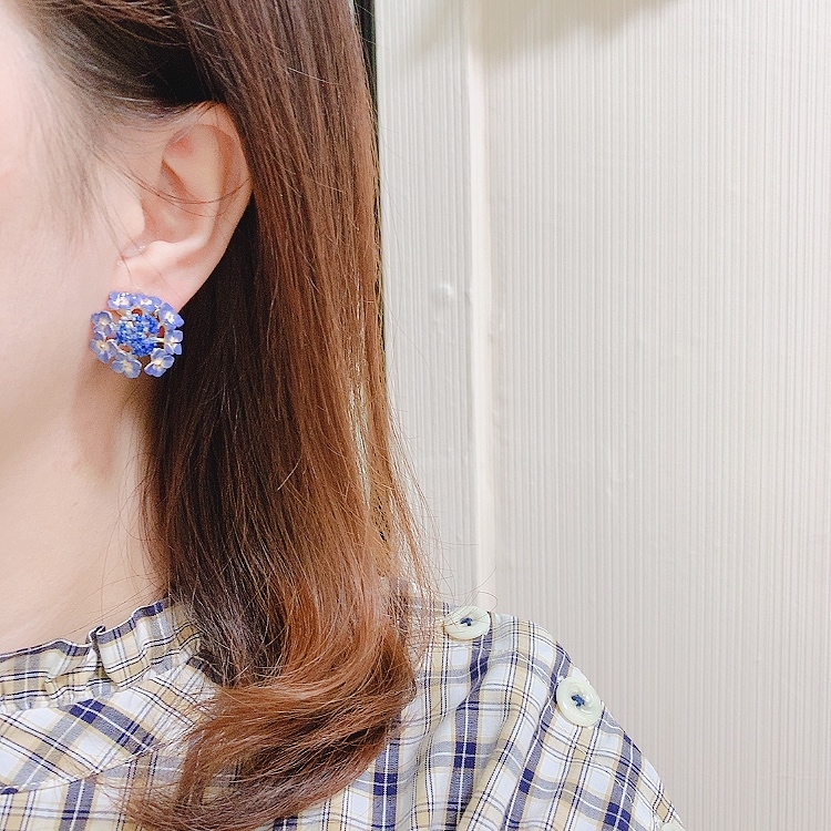 Palnart Poc 繡球花耳環/戒指