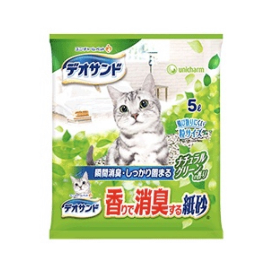 Unicharm 消臭結團紙砂5L裝