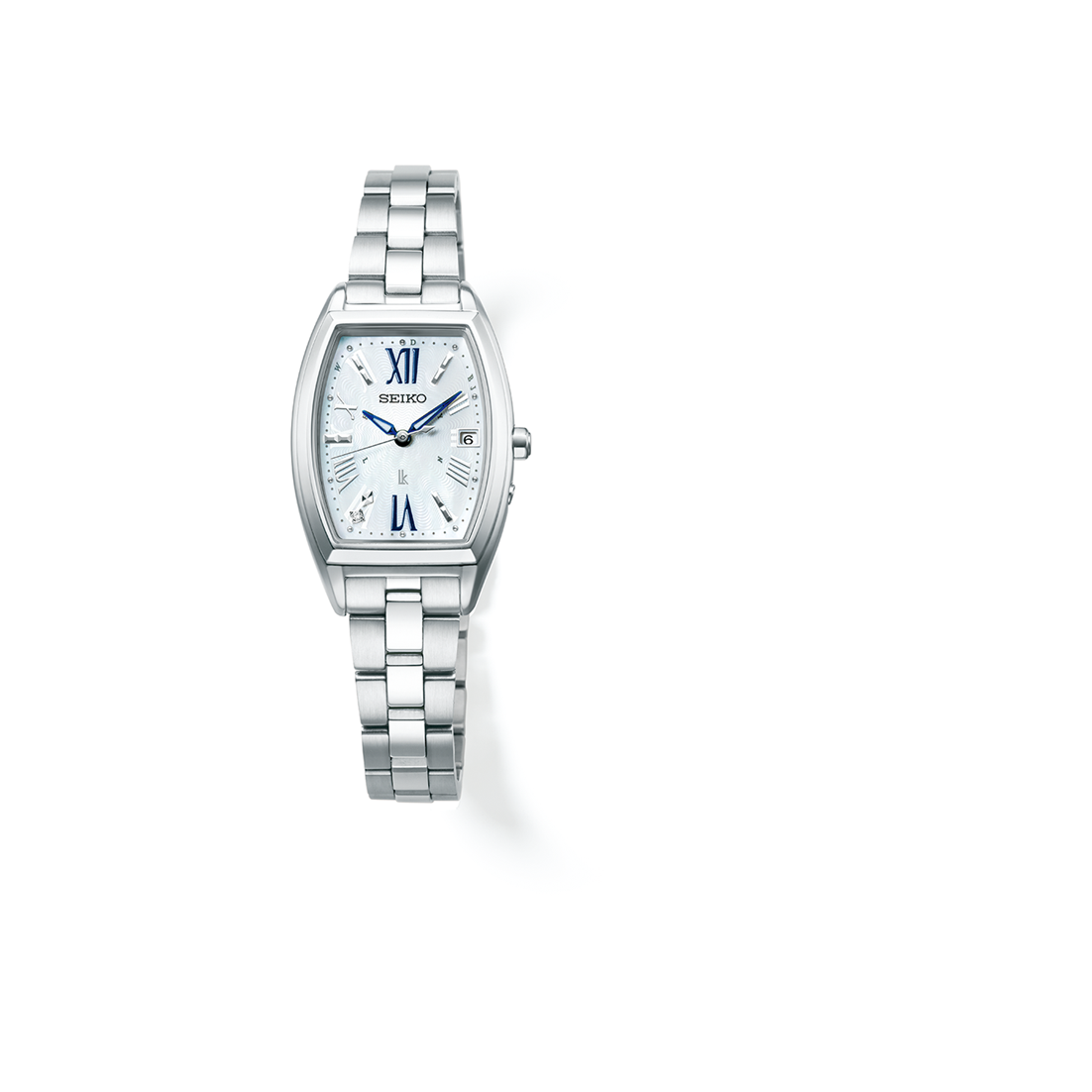 萬年鐘錶 - SEIKO 日本精工錶 LUKIA 系列   太陽能電波酒桶型女錶 SSVW165J /  1B32-0AA0W  錶徑 23.9MM