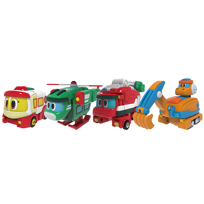 幫幫龍出動-第4代迷你變形4入