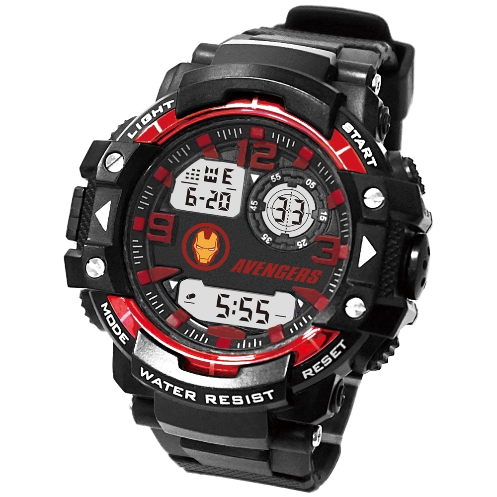 【漫威Marvel】鋼鐵人多功能電子錶