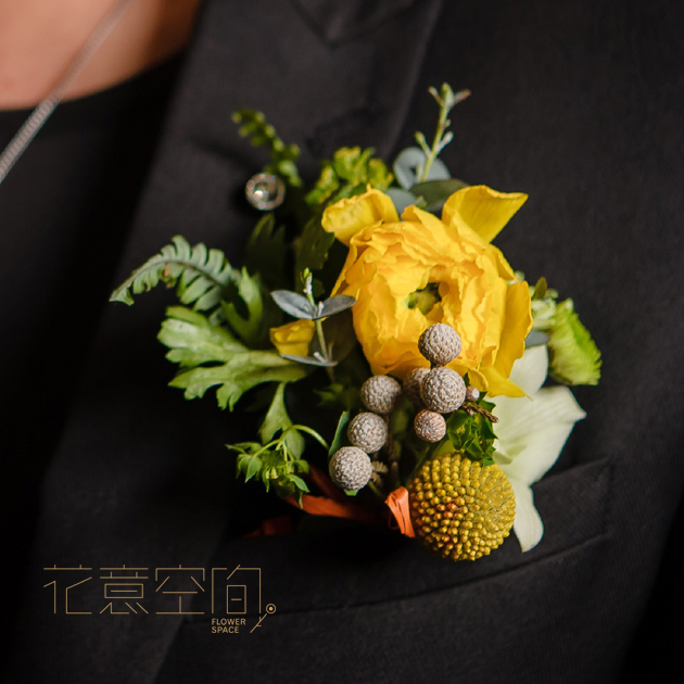 陽光 胸花