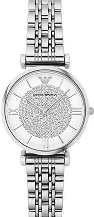 萬年鐘錶 - ARMANI   滿天星晶鑽女錶  AR1925  錶徑32MM