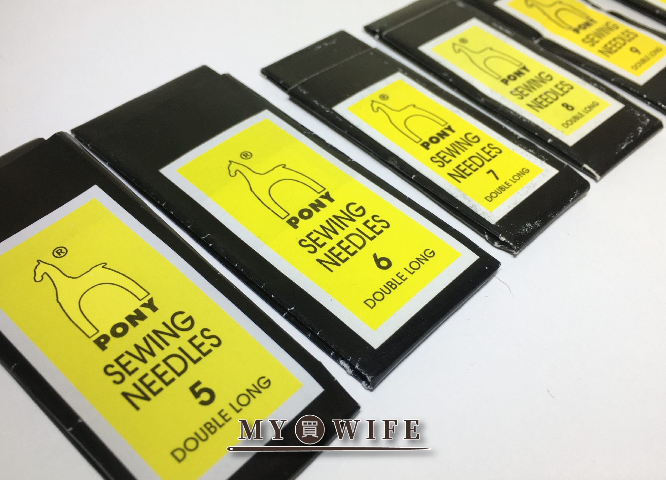 PONY木馬針_手縫針_6規格