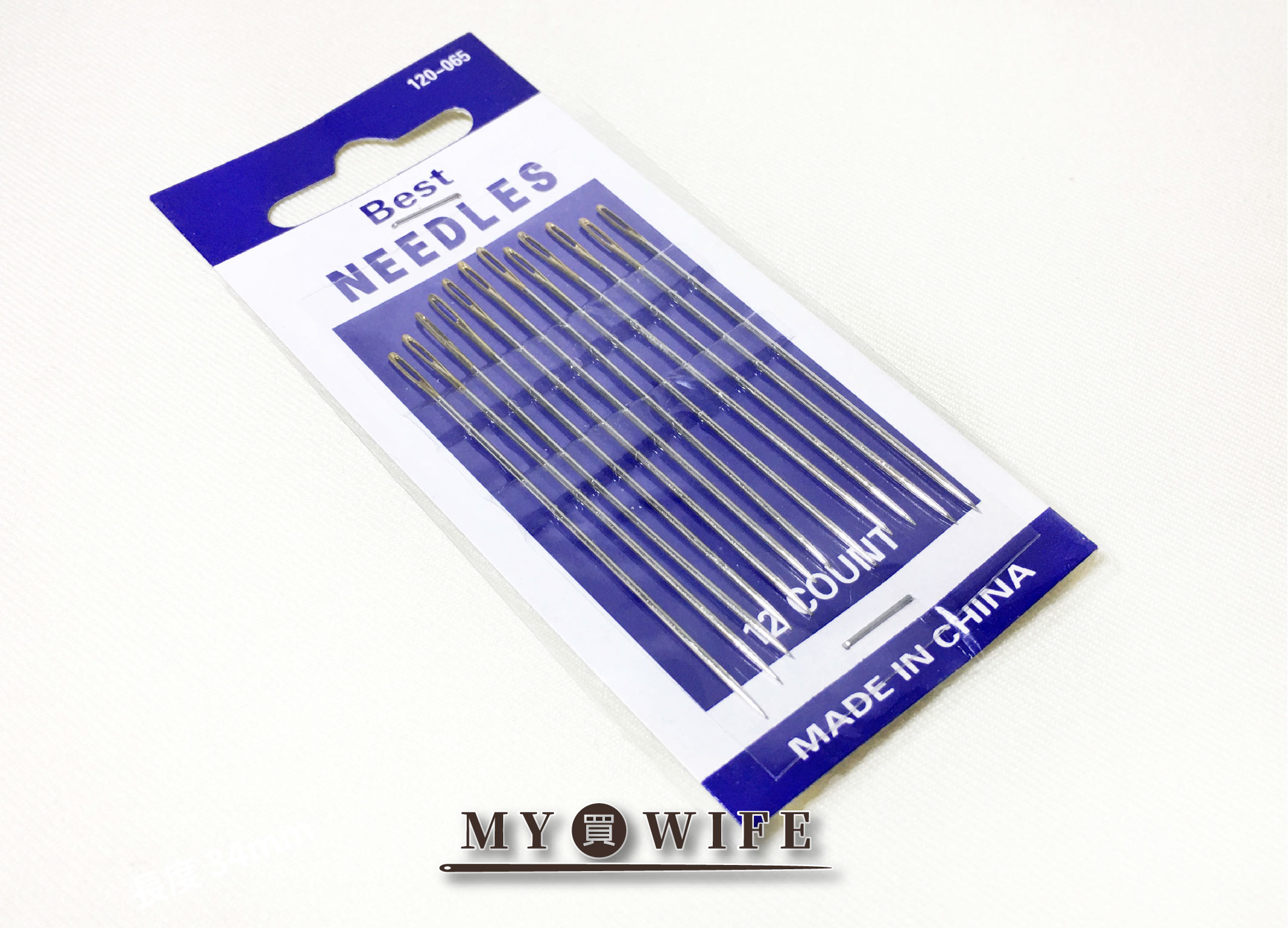 優質金頭手縫針【120-081】