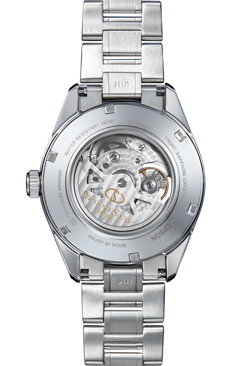 ORIENT STAR 東方之星 OPEN HEART系列 小鏤空機械錶 鋼帶款 藍色 RE-AV0003L