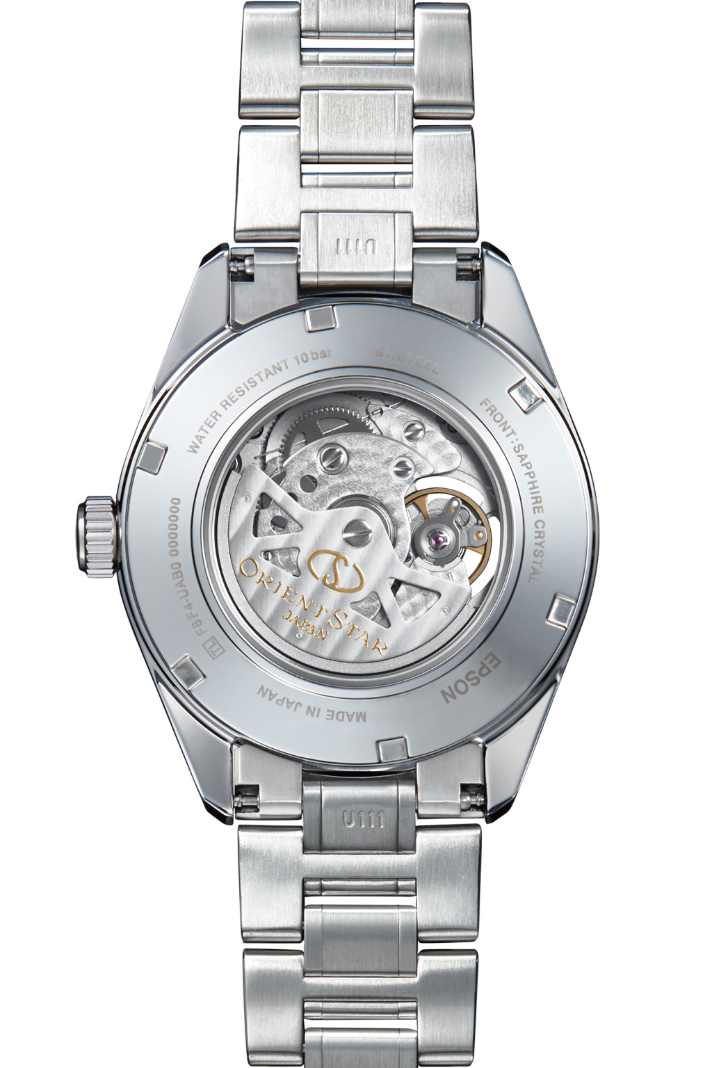 ORIENT STAR 東方之星 OPEN HEART系列 小鏤空機械錶 鋼帶款 灰色 RE-AV0004N