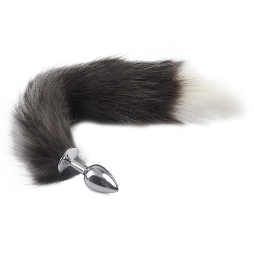 〔角色扮演必備〕Toynary 《Foxtail Stainless Anal Plug - 狐狸尾金屬後庭塞》