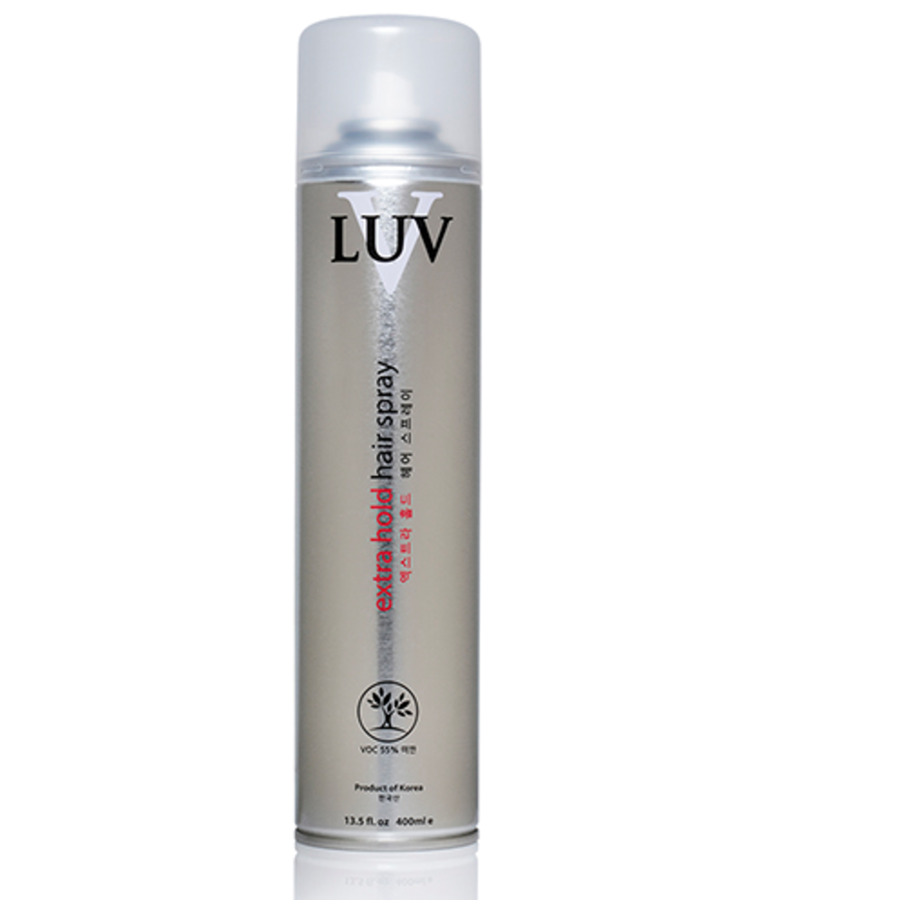 LUV Shiny Super Hold Hair Spray 400ml