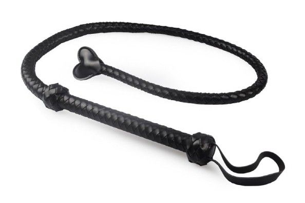 〔角色扮演必備〕Toynary 心形皮革長鞭 （148CM）