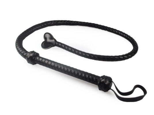 〔角色扮演必備〕Toynary 心形皮革長鞭 （148CM）