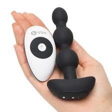 〔美國原裝進口〕 b-Vibe 《Triplet Anal Beads》無線搖控後庭拉珠震動器