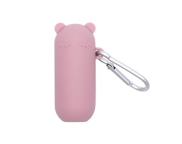 澳洲We Might Be Tiny 熊寶寶動物矽膠吸管外出攜帶組(含1支吸管+1支清潔刷)