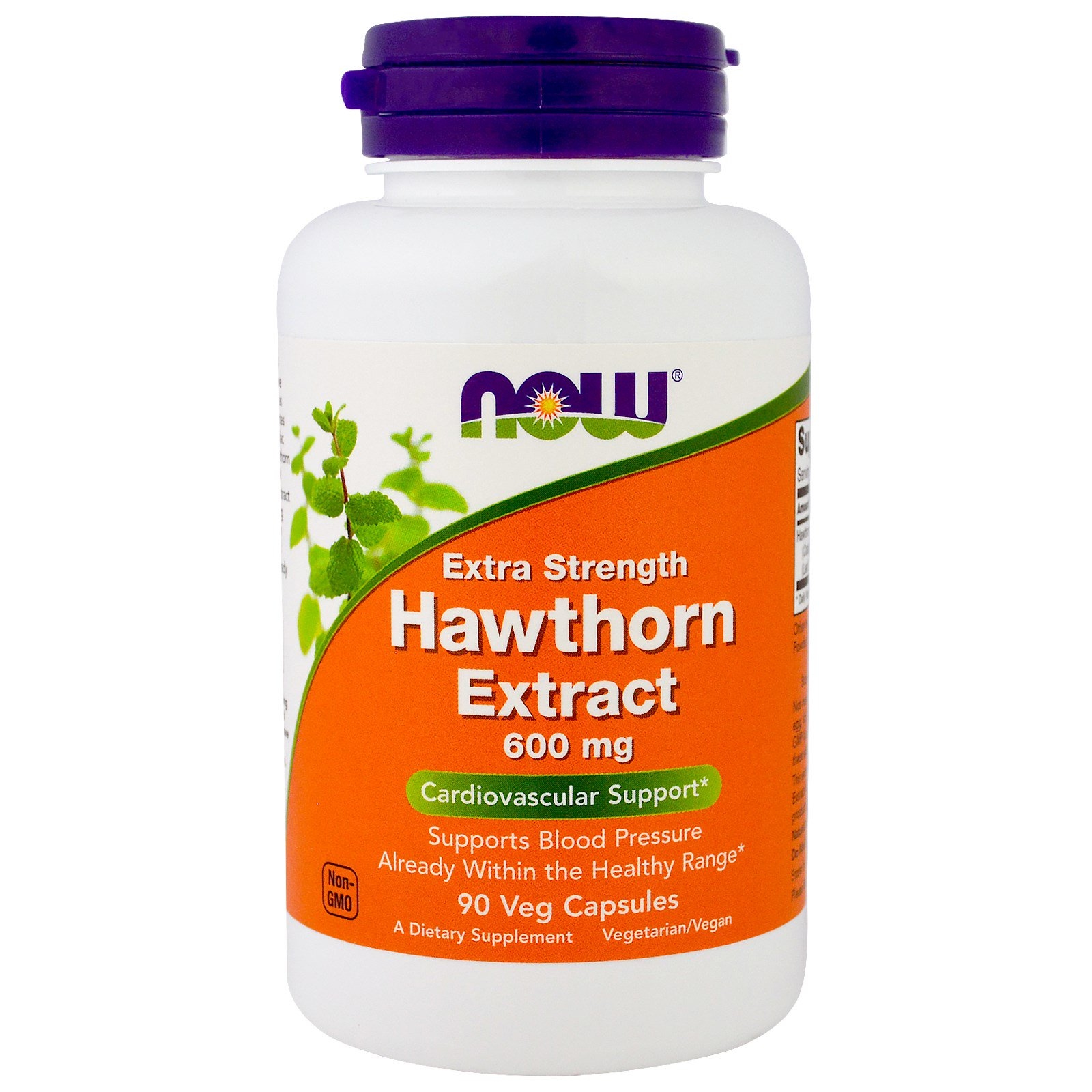 [預購] Now 山楂提取物 600毫克 90粒 Hawthorn Extract