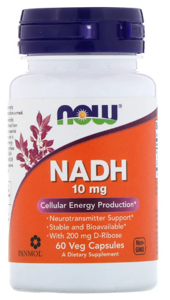 [預購] Now 細胞能量NADH / D-核糖 10毫克 60粒 NADH