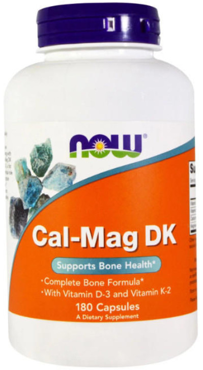 [預購] Now 鎂+鈣+維他命D3+K2 180粒 Cal-Mag DK