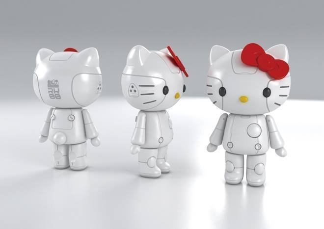 極罕有! 全球限定品 Robot Kitty 未來機器人 Figure