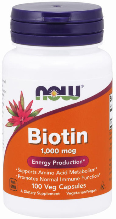 [預購] Now 生物素 1000微克 100粒 Biotin