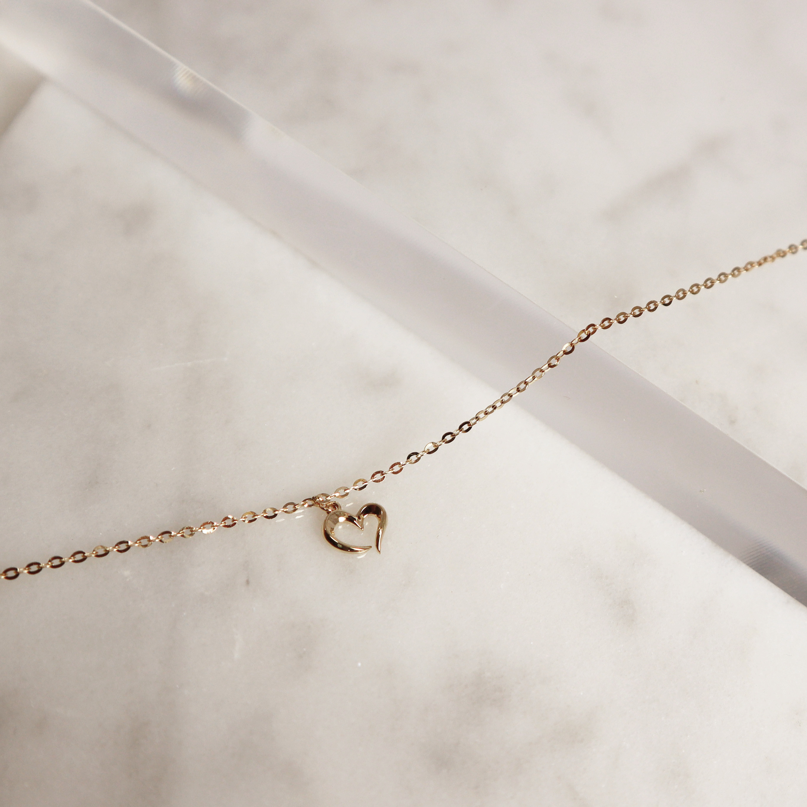 K10 / 心心相印素面手鍊