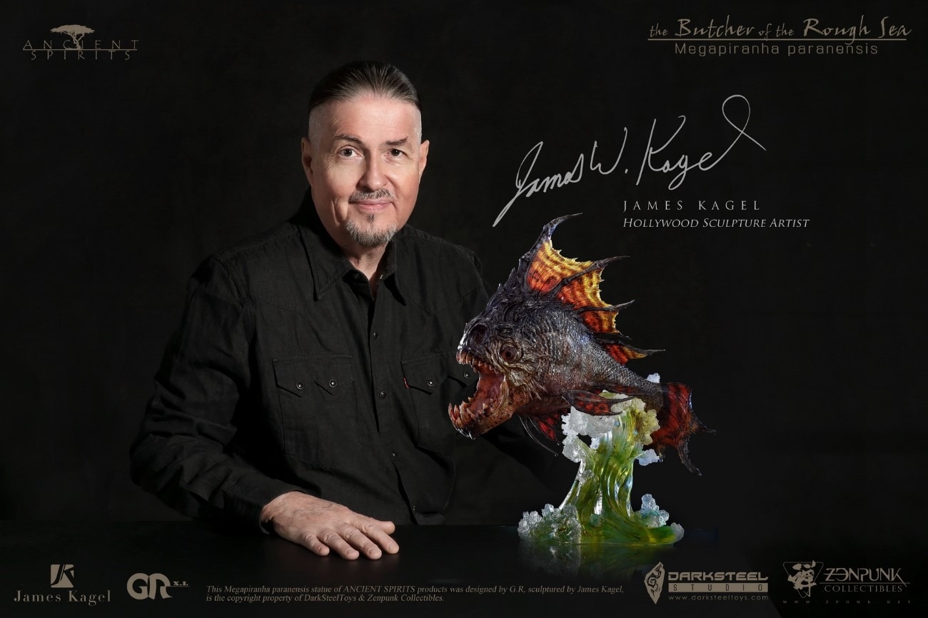 DarkSteel Toys & Zenpunk DSP-001 Megapiranha paranensis Collectable Statue （現貨）