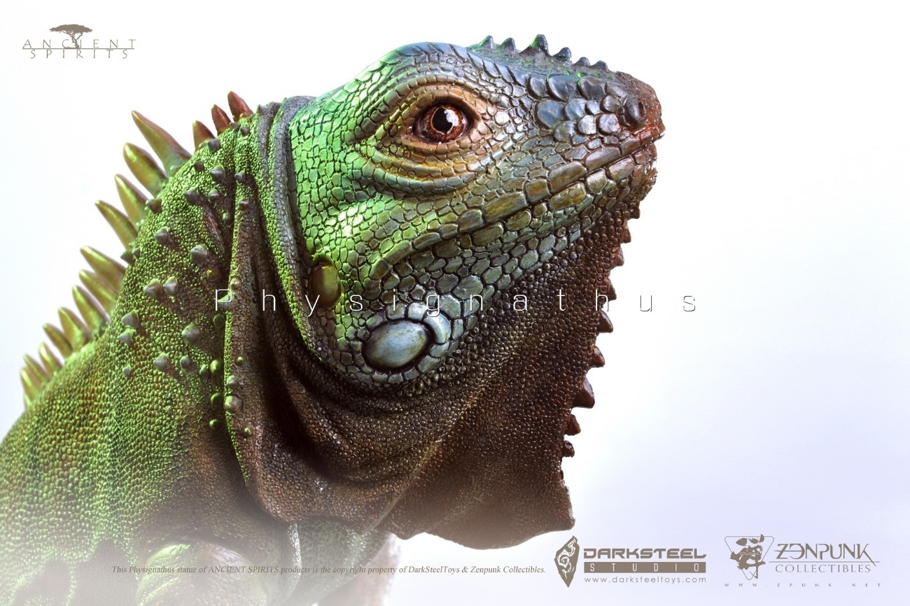 DarkSteel Toys × Zen punk《太古之靈》系列第二彈 1:2 鬣蜥珍藏雕像 (現貨)