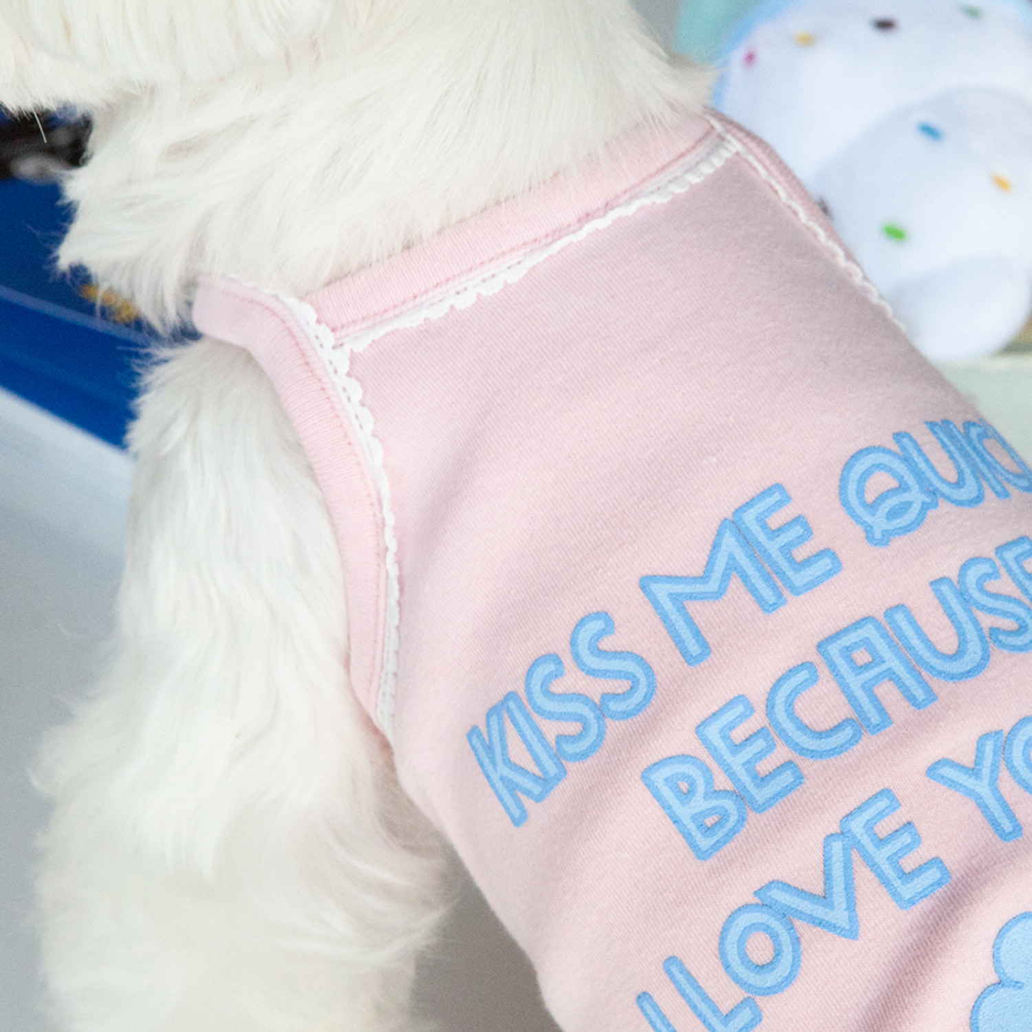 ★Dentist Appointment★ Daisy Kiss Me細肩帶背心 (粉)