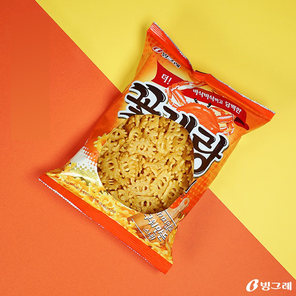 【BK SHOP】Binggrae螃蟹餅乾(原味)70g
