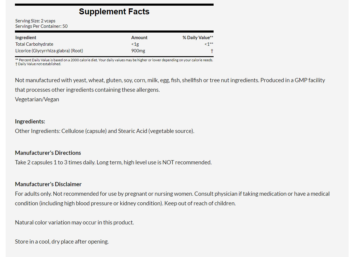 [預購] Now 甘草根 100粒 Licorice Root