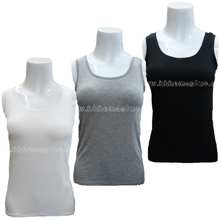 2件裝 女裝/女童莫代爾帶胸墊背心