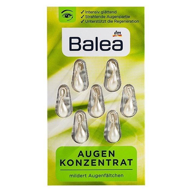 Balea-芭樂雅 綠茶舒緩眼部精華膠囊 7粒