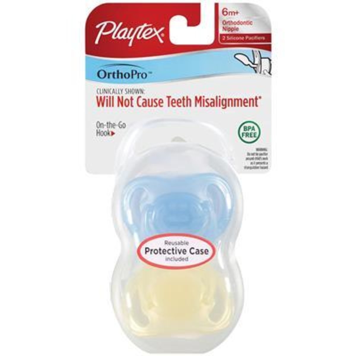 Playtex-OrthoPro 嬰兒安撫奶嘴 (6m+) 2件裝