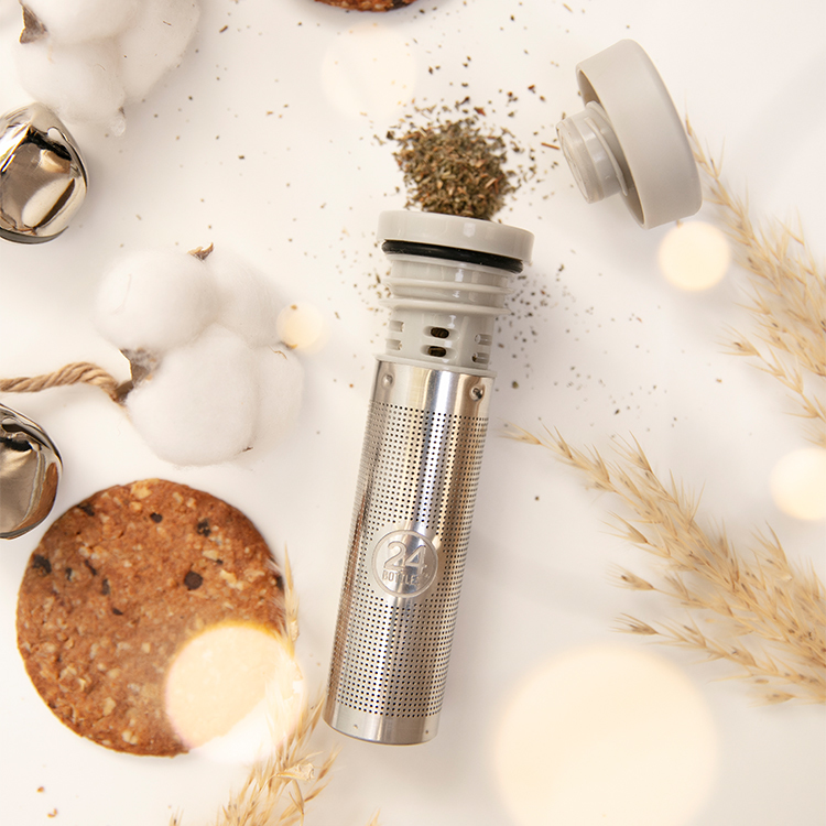 義大利 24Bottles不鏽鋼含蓋茶隔 (多色)