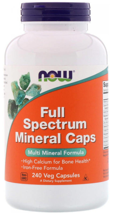 [預購] Now 綜合必需礦物質配方 無鐵 240粒 Full Spectrum Mineral