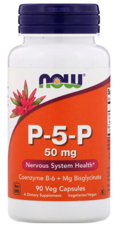 [預購] Now 活性維他命B6/ 磷酸吡哆醛 +鎂 50毫克 90粒 P-5-P