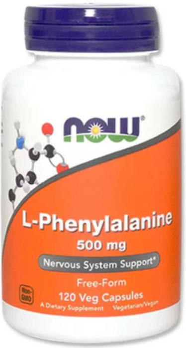[預購] Now 左旋苯丙氨酸 500毫克 120粒 L-Phenylalanine