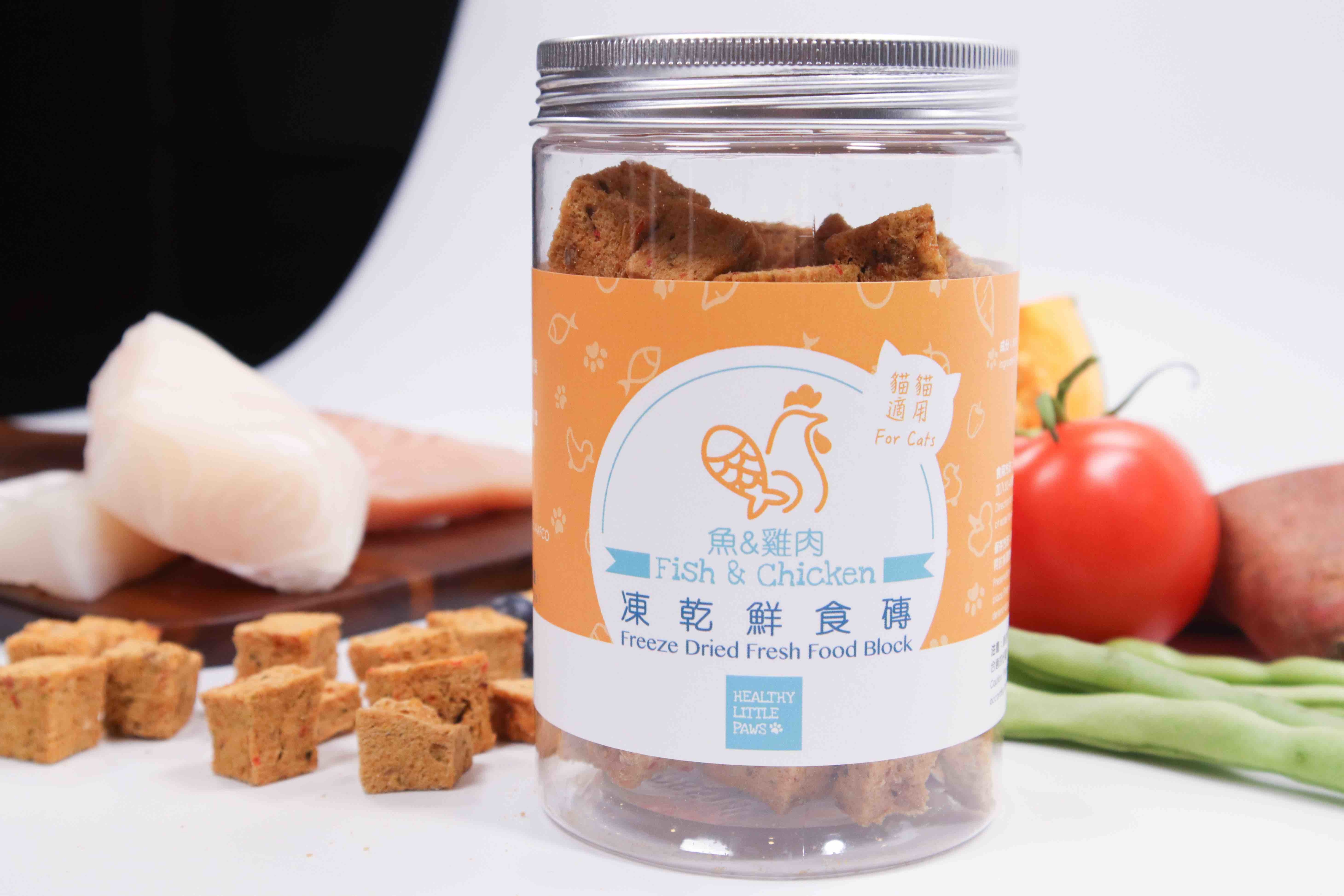 貓貓 - 雞肉&魚肉 / 凍乾鮮食磚