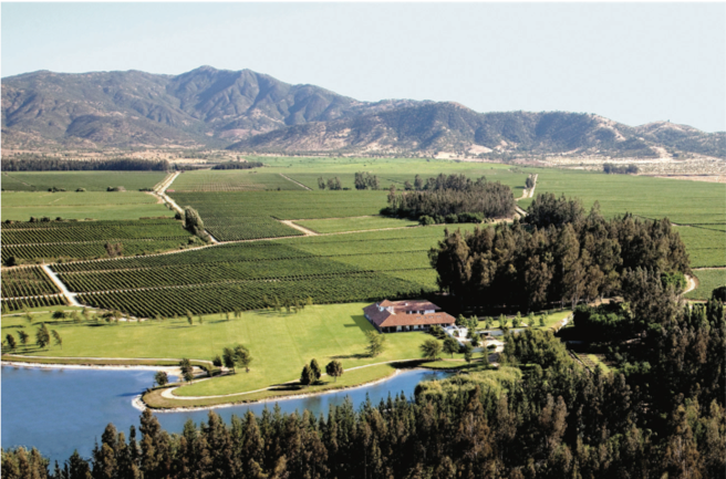 towering view of the ravishing Los Vascos