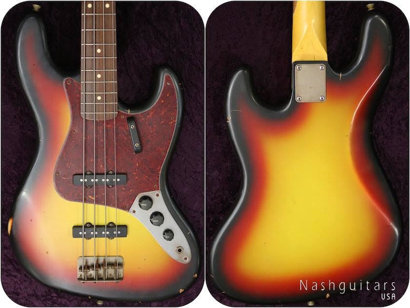 美國手工 NASH GUITARS JB-63 仿舊 電貝斯