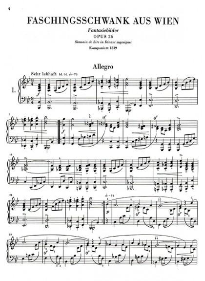 鋼琴譜 修曼【原典版】維也納狂歡節-作品26 (Y69)