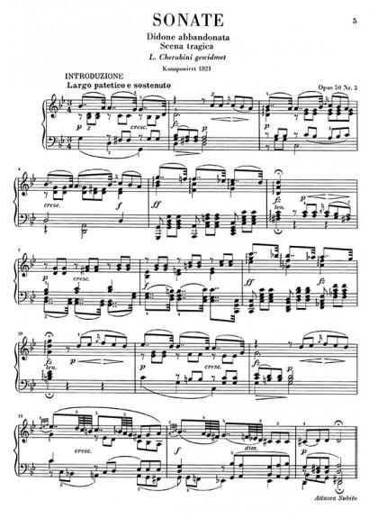 鋼琴譜 克萊梅第【原典版】第g小調奏鳴曲 作品50號之3 被遺棄的狄多--悲劇一景(Y34)