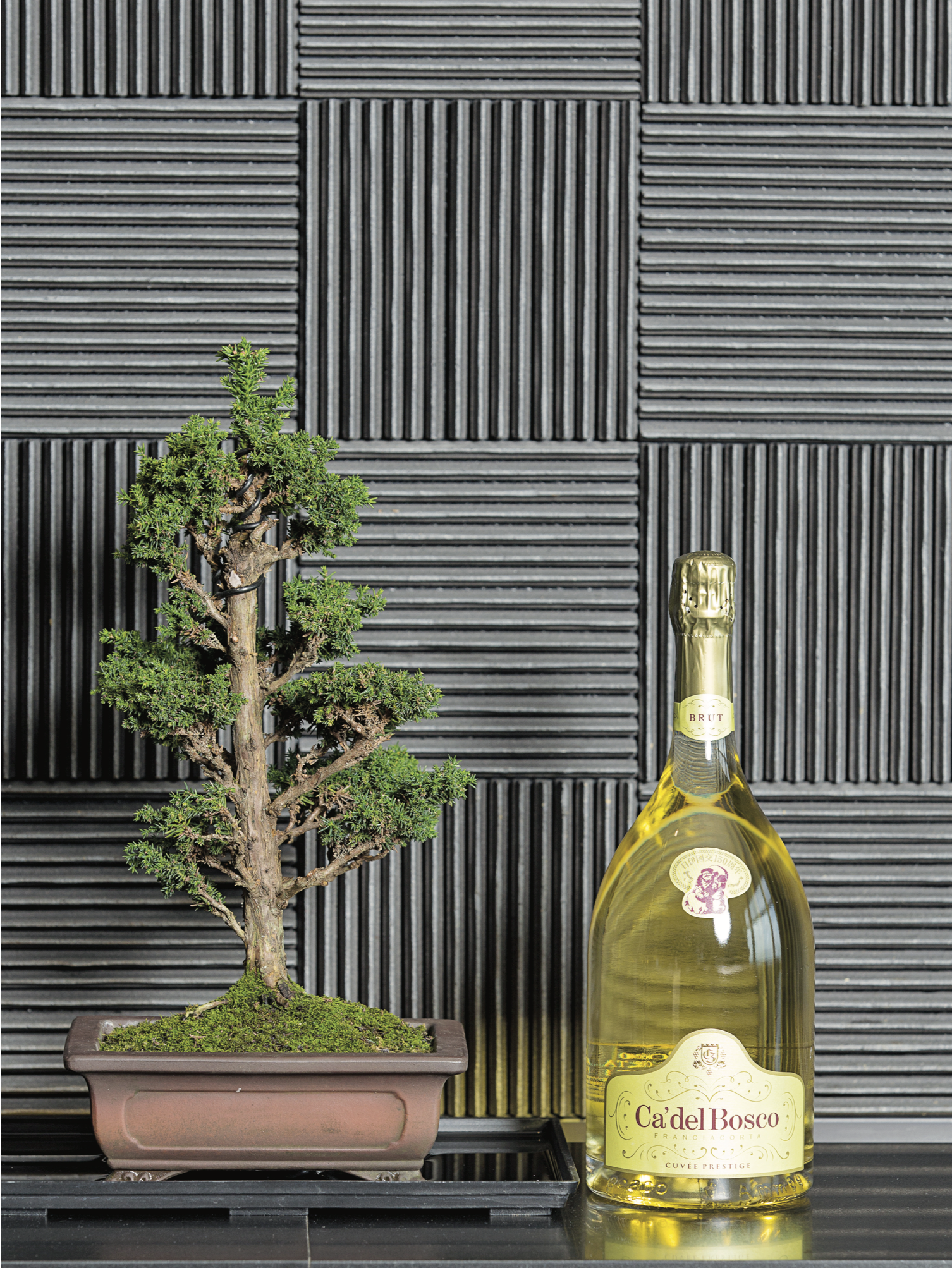 the Cuvée Prestige bearing a special label to mark the150th year anniversary of diplomatic ties between Japan and Italy.