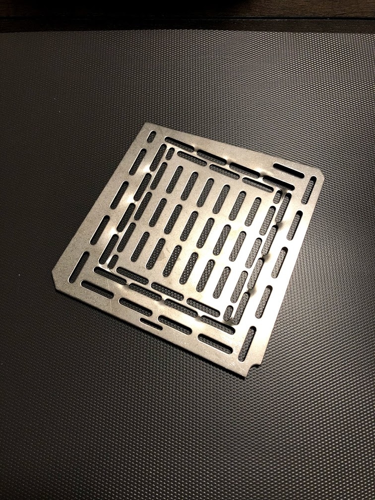 5寸鈦金屬可調式火底盤5" TITANIUM Adjustable Fire Grate or Grill for Nano