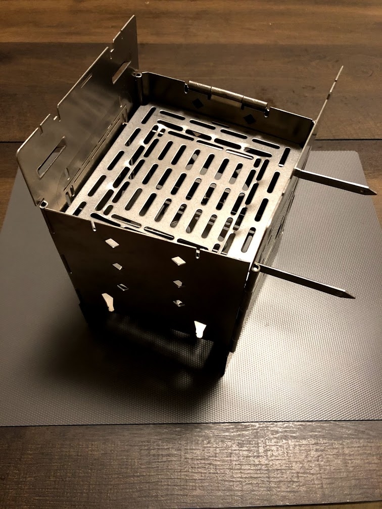 5寸鈦金屬可調式火底盤5" TITANIUM Adjustable Fire Grate or Grill for Nano